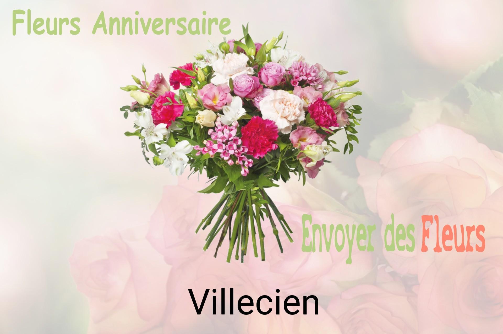 Bouquet de fleurs d’anniversaire livré à Villecien