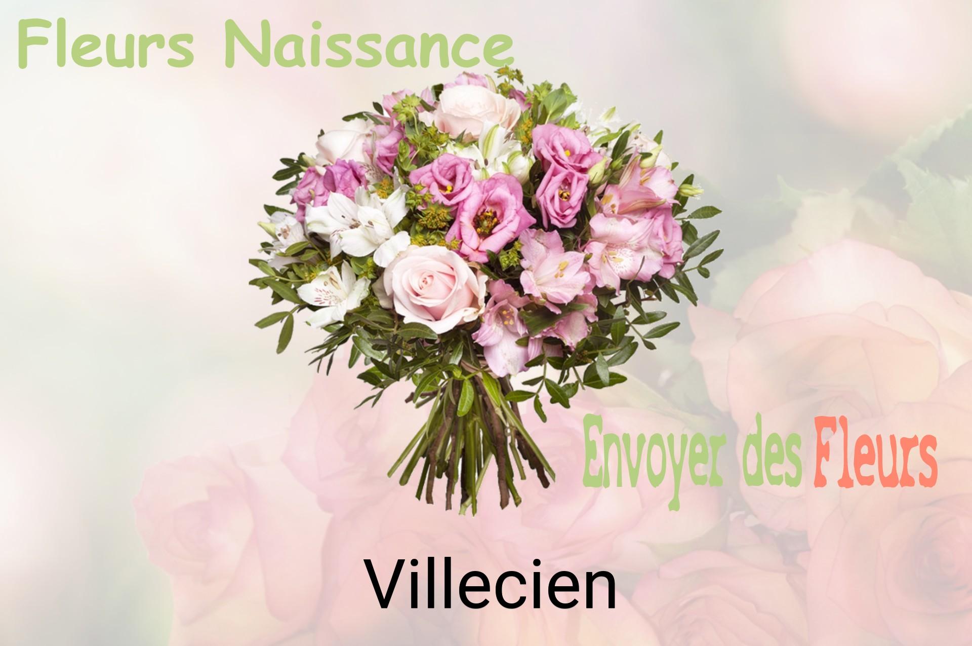 Bouquet de fleurs de naissance livré à Villecien